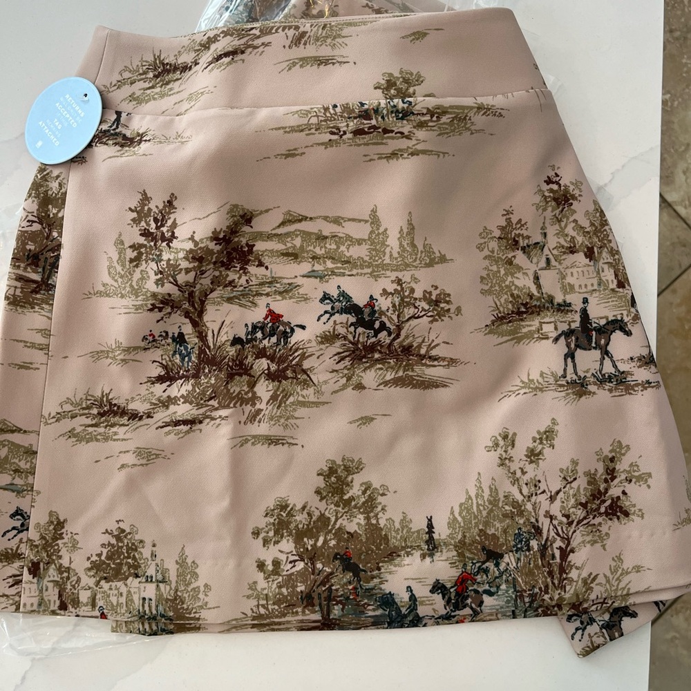 Hill House Equestrian Toile Tatiana Skirt
